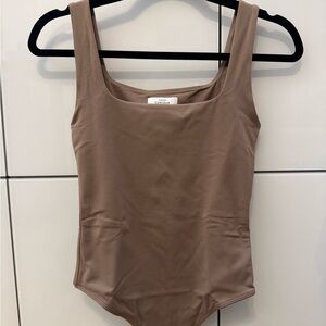 Aritzia Babaton Contour Bodysuit in Taupe